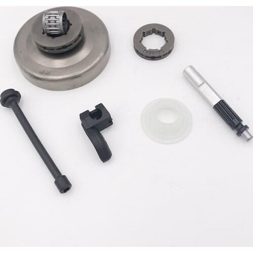 HUNDURE .325" Clutch Drum Sprocket Oil Pump Worm Gear Fit Husqvarna 340 345 346XP 350 351 445 450 Chainsaw Parts