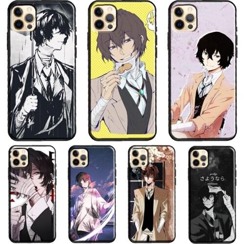 Dazai Osamu Bungo Stray Dogs Funda Case For iPhone X XR XS MAX 12 Mini 11 Pro Max 5S 6S 8 7 Plus SE 2020 Cover Shell