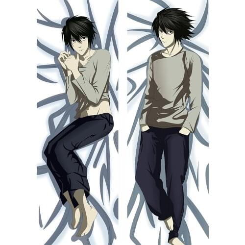 Anime Death Note Pillowcase Cool L.Lawliet Otaku Dakimakura Throw Pillow Cover Hugging Body Pillow Case