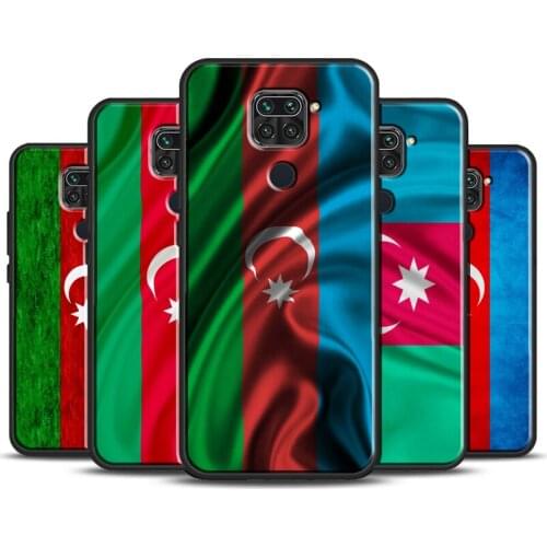 Azerbaijan Flag Cover For Xiaomi Redmi Note 9 Pro 7 8 8T 9S Note 10 Pro Phone Case For Redmi K40 9A 9C 9T