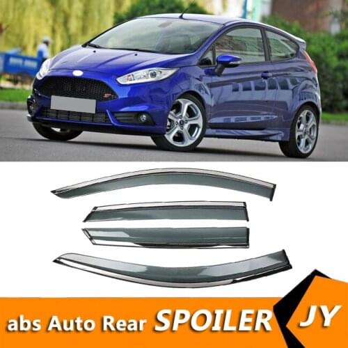 For FORD Fiesta 2013 Window Visor Vent Shades Sun Rain Deflector Guard For FORD Fiesta Auto Accessories 4PCS/SET