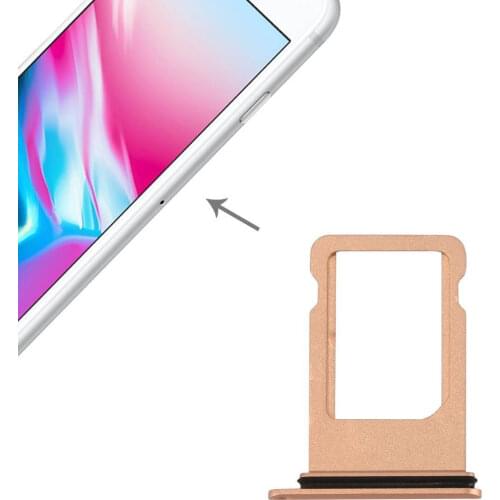 Sim card holder for Apple Iphone 8 Gold Slot ladder cart tray replacement
