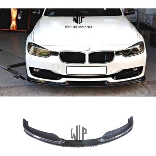 F30 3 Series High Quality Carbon Fiber Auto Car Front lip Aprons Splittter For BMW F30 320i 328i 330i AC Style Car Body Kit