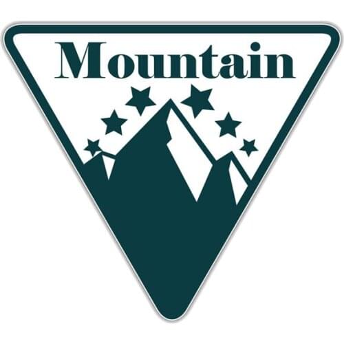 Hot Sell Creative Car Sticker Mountain Climbing Expedition Camping Decal Window Vinyl Reflective Sunscreen Anti-UV PVC