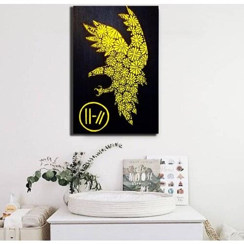 Twenty One Pilots Vulture HD Canvas Painting Print Bedroom Home Decor Modern Wall Art Oil Painting Framework
