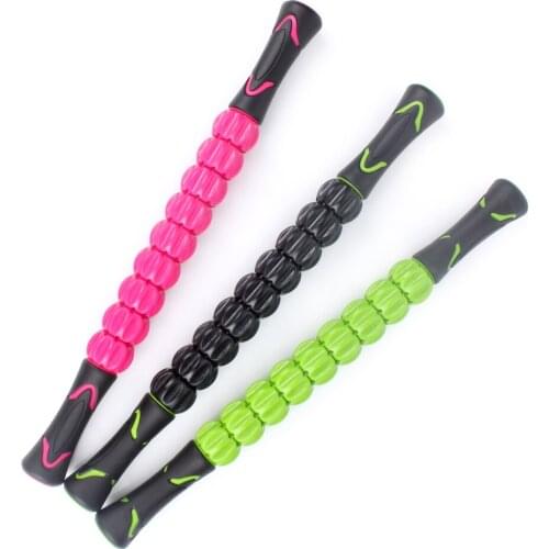 Massage Muscle Roller Stick ABS Gym Stainless Steel Body Fitness Equipment Relaxation Sport Training Crossfit 18 Inch Recovery