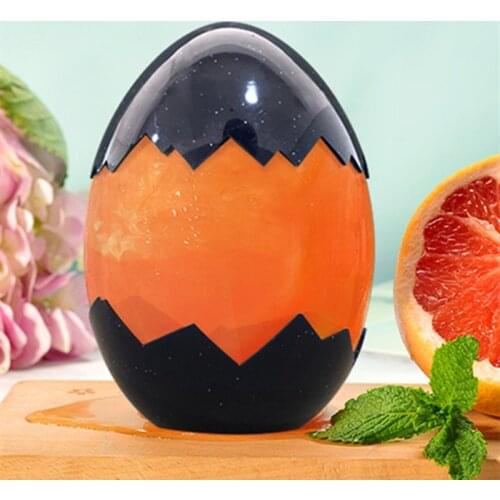 500ML Cute Egg Shape Plastic Water Bottle Kawaii Drinking Bottle Portable Leak Proof Travel Cup for Kids Girl Anti fall BPA Free