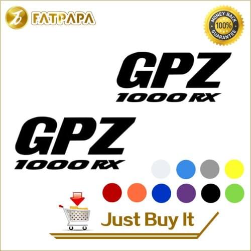 Motorcycle bike Fuel tank Wheels Fairing notebook Luggage helmet MOTO Sticker decals For Kawasaki GPZ 1000RX GPZ1000RX