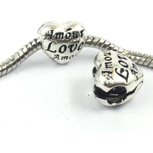 New Clips Locks Beads Heart Stopper European Beads Fit Charms Bracelets & Bangles