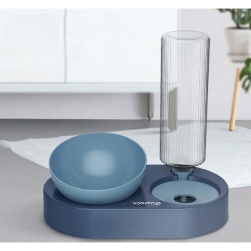 Cat Feeder Drinking Bowls for Dogs Cats Pet Food Bowl Comedero Perro Miska Dla Psa Gamelle Chien Chat Voerbak Hond D2197