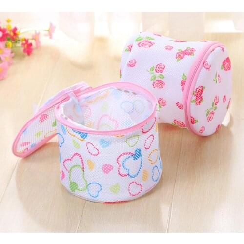 Useful Mesh Net Bra Wash Bag Zipper Laundry Bags Washing Home Use Mesh Clothing Underwear Organizer Washing Bag Bath Accessories