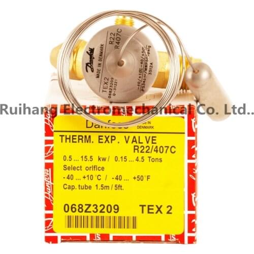 Danfoss TEX2 068Z3209 R22/407C Expansion valve