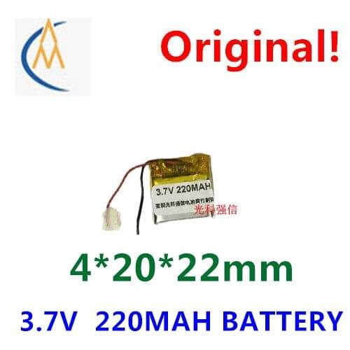 Brand new 3.7V polymer lithium battery 402022 220mah MP3 Bluetooth headset / device / mini light emitting object line