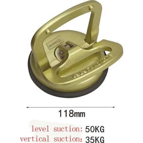 BESTIR taiwan made golden yellow Aluminium alloy die casting construction glass suction cup NO.04411 freeshipping