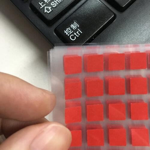 Water Sensitive Label Sticker 6*6mm Touch With Water Turn Red Anti-counterfeit Sticker Security Label Sticker