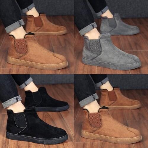 Winter Mens Shoes Work Boots Shoes For Men lightweight Non-Slip Work Boots Sneakers Snow Boots