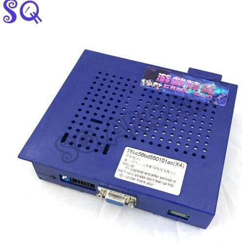 10pcs vertical game blue elf 412 in 1 CGA VGA hight Quality multi game board PCB