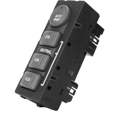 15709327 4 Wheel Drive Control Switch 4WD 4x4 Transfer Case Button for Chevrolet AVALANCHE Silverado TAHOE GMC Sierra Yukon
