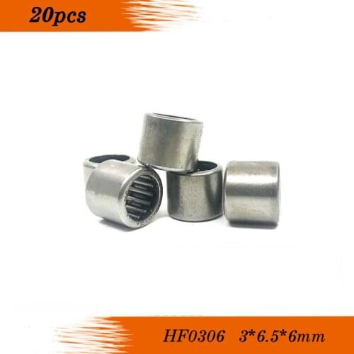 20Pcs HF0306 One Way Needle Bearing 3 x 6.5 x 6mm Free shipping High Quality