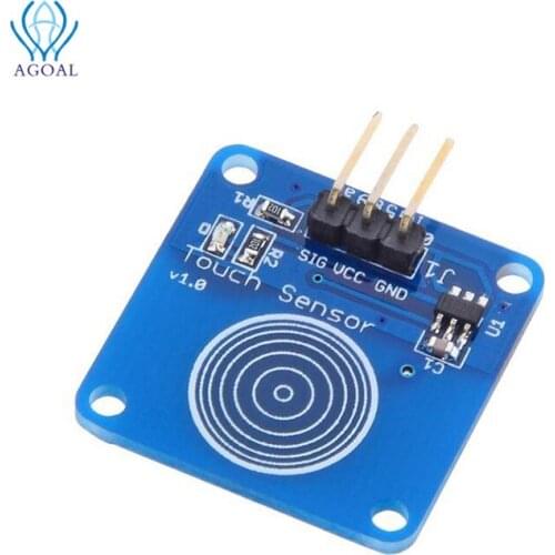 5Pcs/Lot DC 2.0V~5.5V TTP223B Jog Type Touch Sensor Module Capacitive Touch Switch Module For Arduino