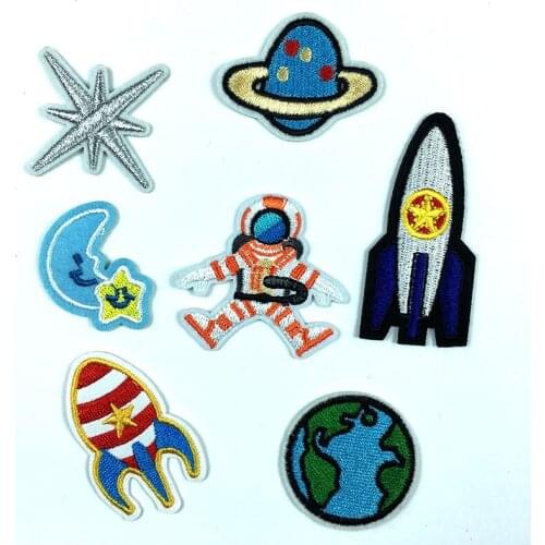 55 PCS Embroidered Patches for Jacket T-shirts Iron on Embroidery Patch Patches Clothes Applique Blackhawks Jersey