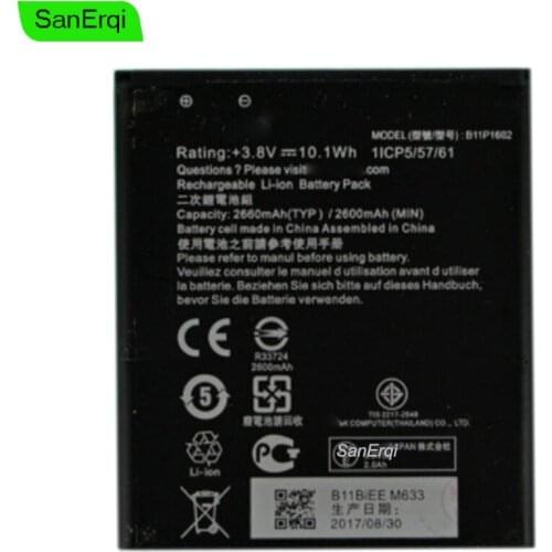B11P1602 Battery for ASUS Zenfone Go 5" ZB500KL X00AD X00ADA X00ADC Batterie Bateria 2600mAh
