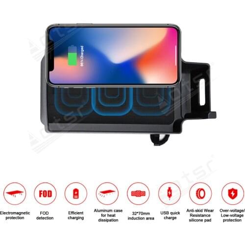 QI Car Wireless Charger For Audi Q3 2016-2018 Intelligent Infrared Fast Charging Phone Holder for iPhone Samsung Huawei