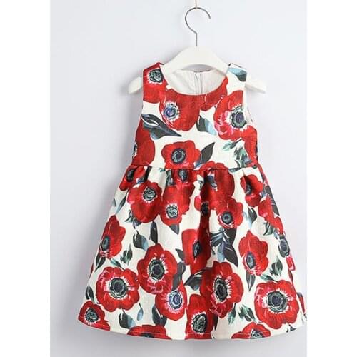 Beenira Girls Clothes 2020 New European And American Style Children Sleeveless Colorful Stripes Dress Design Kids Dresses