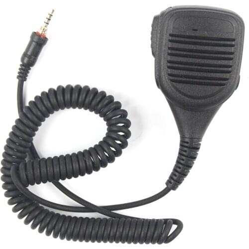 For Icom HM-165 Waterproof Speaker Microphone For IC-M33 IC-M35 IC-M25 Black