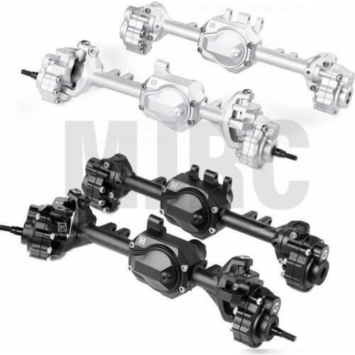 G2 Aluminum Ackermann Front and Rear Bridge Axles GAX0121AFB/AFS for 1/10 Traxxas TRX-4 Defender #82056-4 TRX4 Bronco