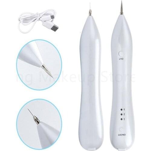 USB Charging Laser Pen Dark Spot Remover Mole Removal LCD Display Skin Care Point Pen Skin Wart Tag Tattoo Removal Skin Care 20