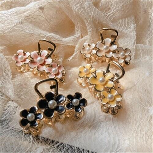 Fashion Women Simple Hollow Metal Flower Hair Claws Large Size Bathing Disk Hair Clips Hair Barrettes Hairpin Accessories