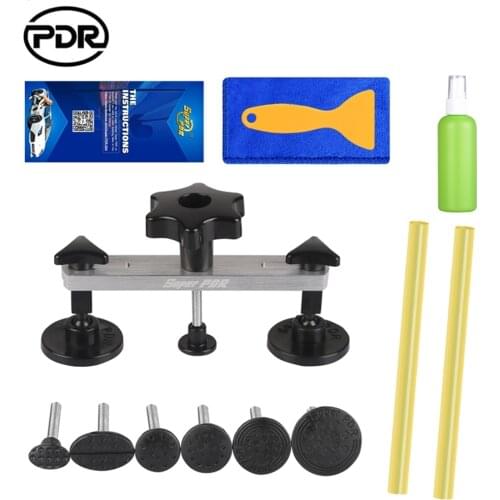PDR Dent Puller Repair Tools Kit Car Dent Bridge Puller Set Repair 1-9cm Car Dent for Auto Repair Tool Removing Dents Repair