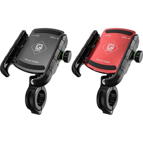 3-7in Mobile Phone Holder 360 Rotating Adjustable Motorcycle Bicycle Bracket Mountain Bike Handlebar Bracket Without Jitter