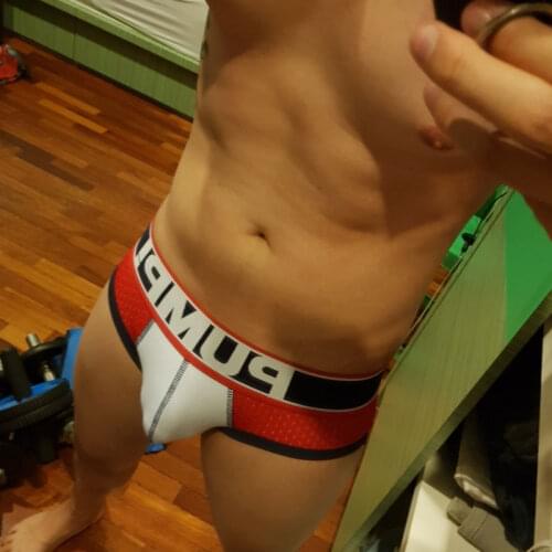 Popular Sexy Underwear Men Jockstrap Low waist Cotton Gay Mans underwear Bikini Men Briefs Mens Underwear Gift