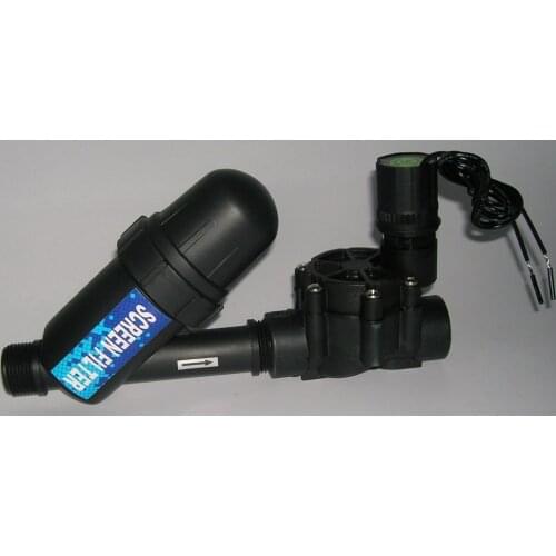 Drip irrigation system 075DR25S Low Flow Control Zone Kit with 3/4 in. Low Flow Valve and 3/4 in. R25S Screen Filter(Assembled)