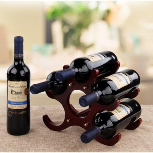 Solid Wood Wind Rack Decoration European-Style Wine Rack Wine Glass Rack Household Wine Rack Wine Cabinet Showing Stand Wine Set