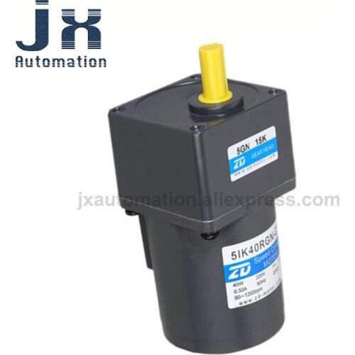 ZD 40W 220V Speed Regulating Motor 5IK40RGN-C-5GN15K AC Gear Motor