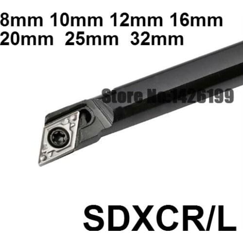1PCS S08K-SDXCR07 S10K-SDXCR07 S12M-SDXCR07 S16Q-SDXCR11 S20R-SDXCR11 S25S-SDXCR11 S32T-SDXCR11 8mm-32mm CNC Turning tool