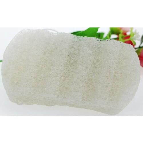 10pcs Antibacterial 100% Natural Konnyaku Black Konjac Cleaning Sponge Jelly Fiber Face Wash Bath Sponge Puff Exfoliator Cleane
