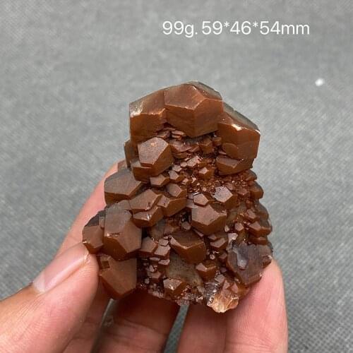 100% natural orange stepped calcite quartz cured crystal gems free shipping