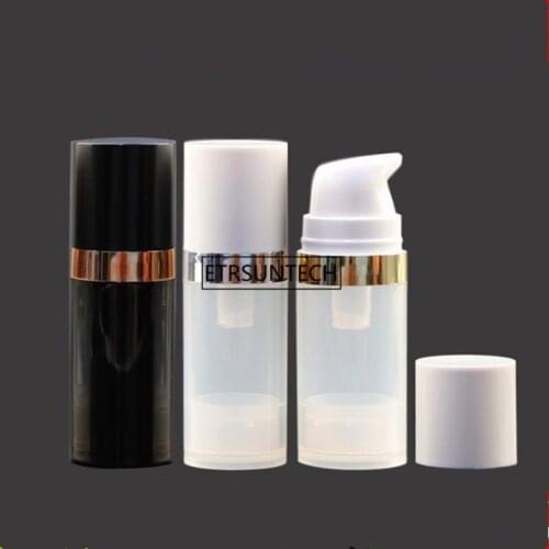 100pcs 10ml Empty Airless Lotion Cream Pump Bottle Skin Care Personal Care Travel Containers F3929