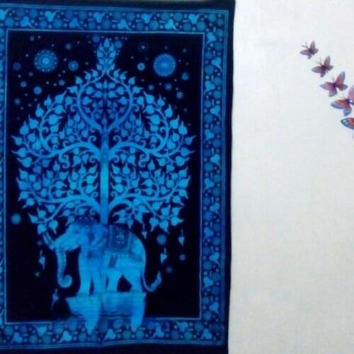 100 piece Set 20 esch Elephant Tree With Border Tapestry Poster Wall Hanging Bedspread Bedding Hippie Hippy 40*30