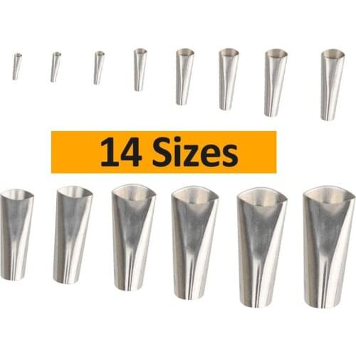 14PCS Stainless Steel Caulk Nozzle Applicator Caulking Finisher Glue Silicone Sealant Finishing Tool Kitchen Bathroom Sink Joint