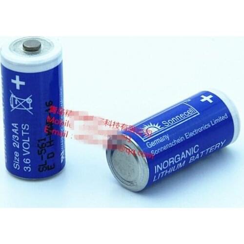 2PCS SL-561 2/3AA Germany Lithium Battery 3.6V SL 561
