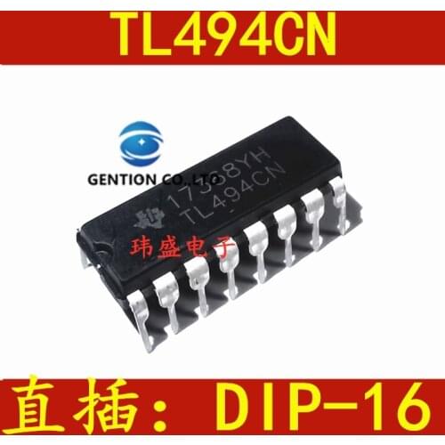20PCS Pulse width modulation (PWM) control circuit TL494 TL494CN DIP-16 switch mode controller in stock 100% new and original