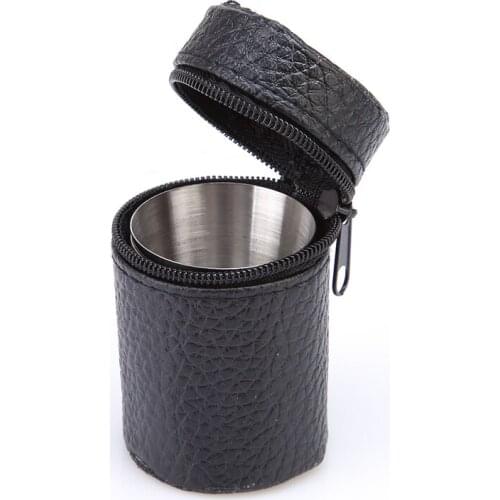 4pcs/set 30ml Newest Portable Stainless Steel Wine Cup Set Drinking Liquor Alcohol Whisky Vodka Mug Travel Barware Accessories