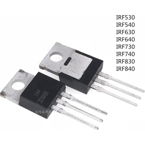 5PCS/LOT MOSFET IRF530NPBF IRF540NPBF IRF630NPBF IRF640NPBF IRF730PBF IRF740PBF IRF830PBF IRF840PBF TO220