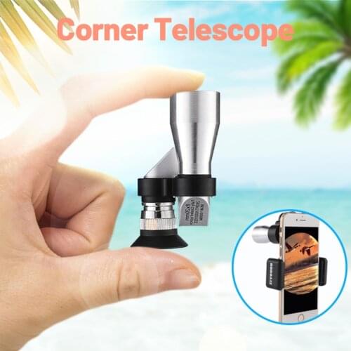 8X20 Pocket Super Mini Portable Monocular Telescope Connect Smartphone Take Photos Full Metal Monoculars for Hiking Camping Fun