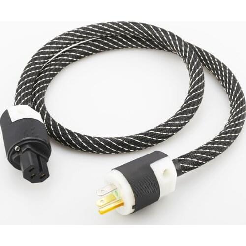 New Audiocrast P104 Hi-End signature hifi audio US power cord pure copper power cable power plug connector US AC power cord
